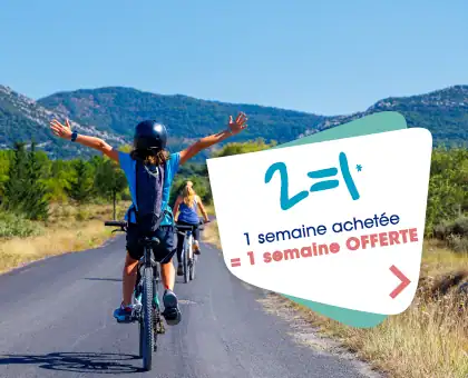 Une semaine achetée = 1 semaine offerte